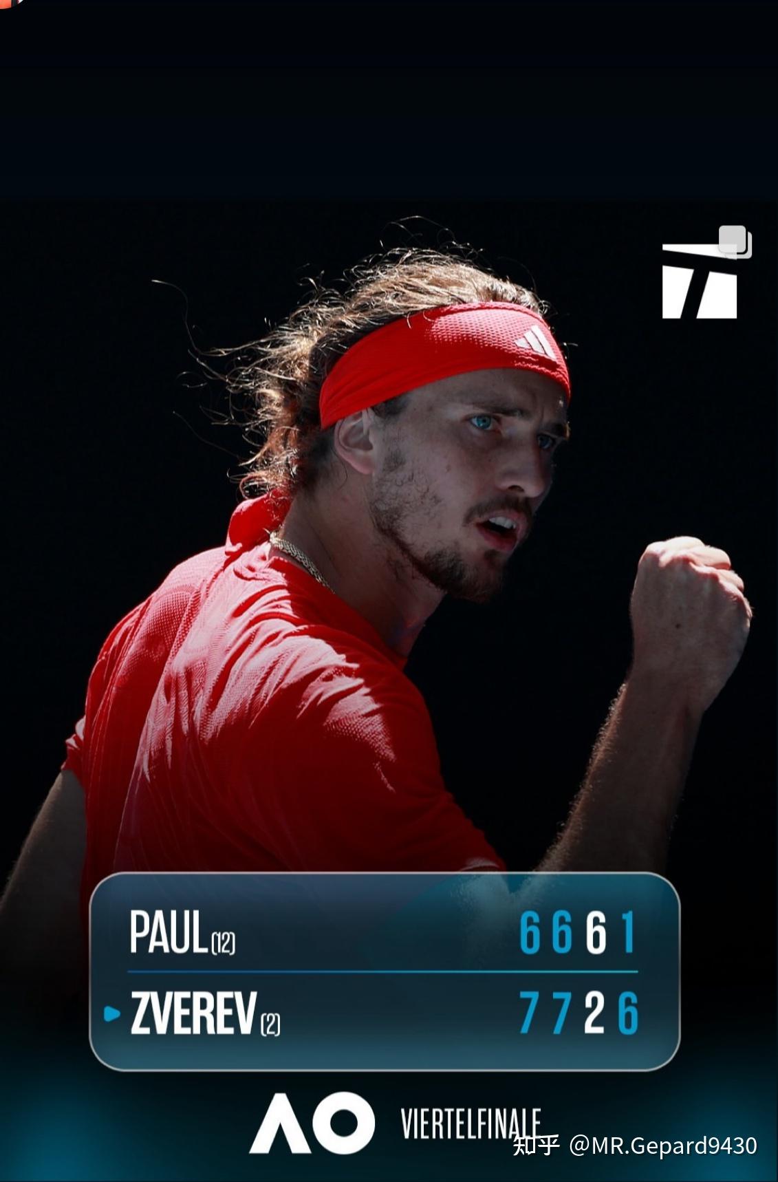 包含澳大利亚网球队绝地反击法国网球队，兹维列夫惊艳世界的词条